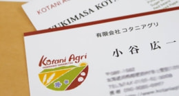 ひよこデザイン　更別村　コタニアグリ　名刺
