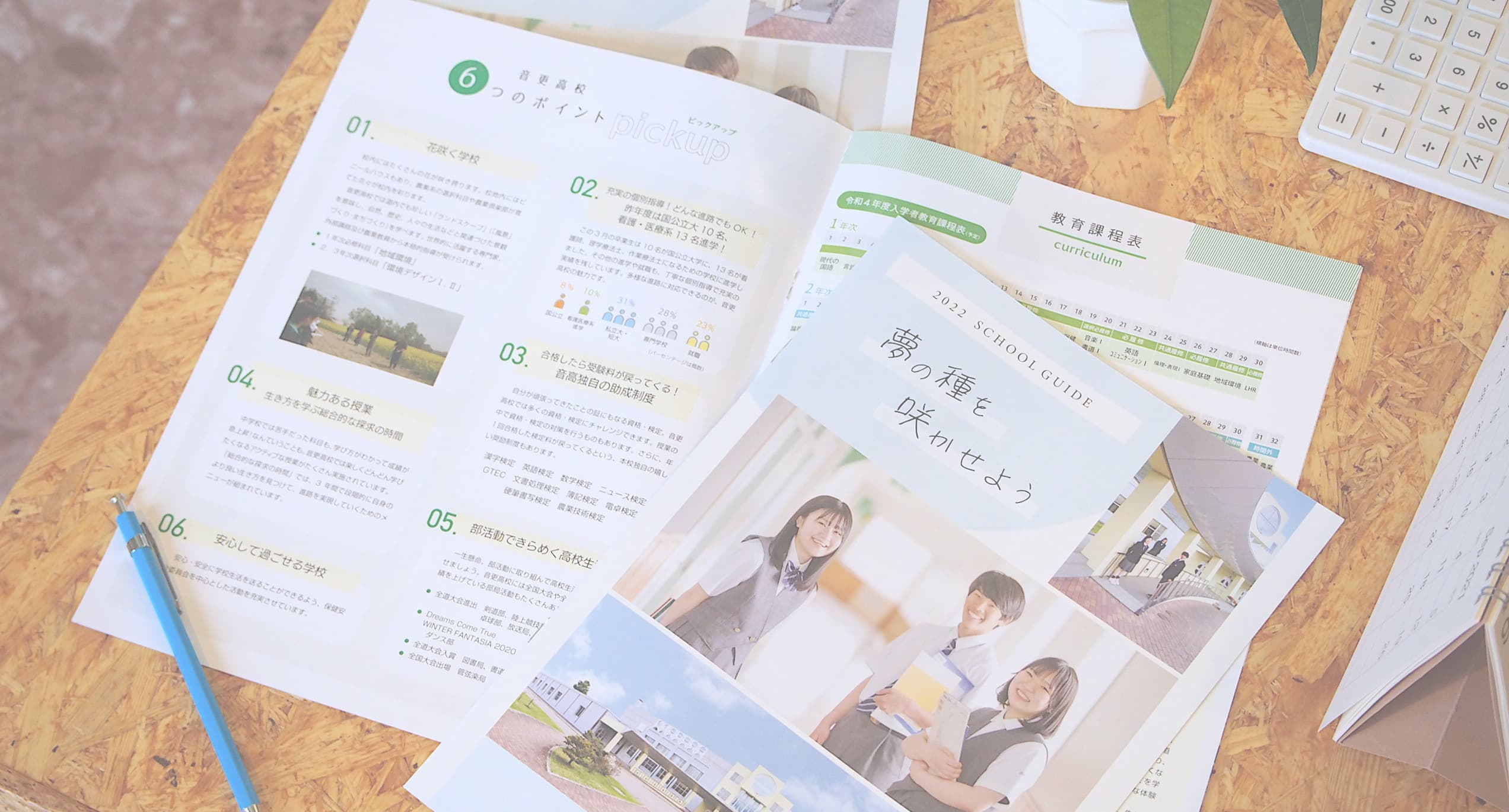ひよこデザイン　音更高等学校さま　学校案内