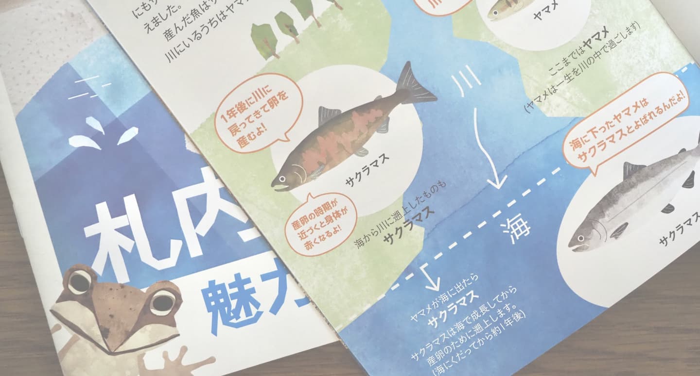 ひよこデザイン　冊子 札内川魅力発見